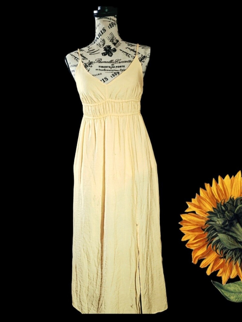 Yellow Maxi Dress SMALL